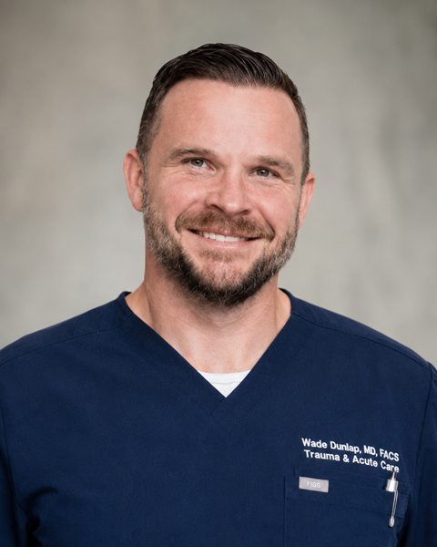 Portrait of Wade Dunlap, MD, FACS